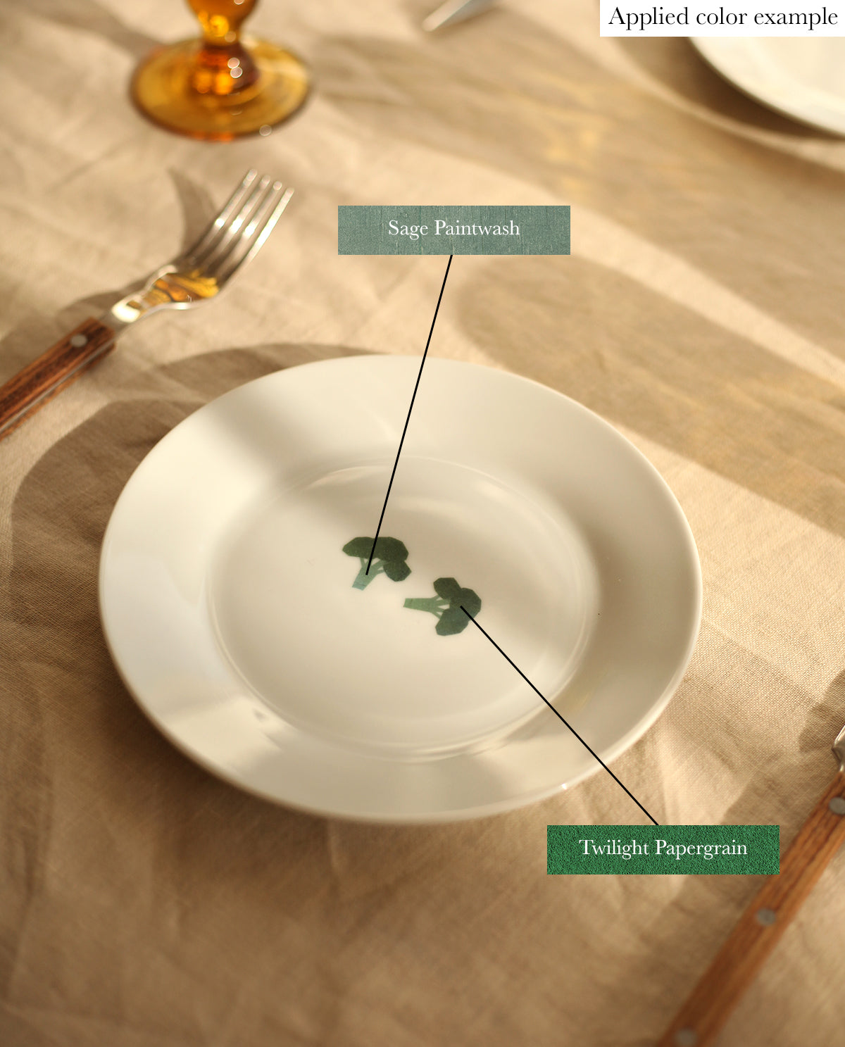 Sticker Céramique 'Forest Papercast'