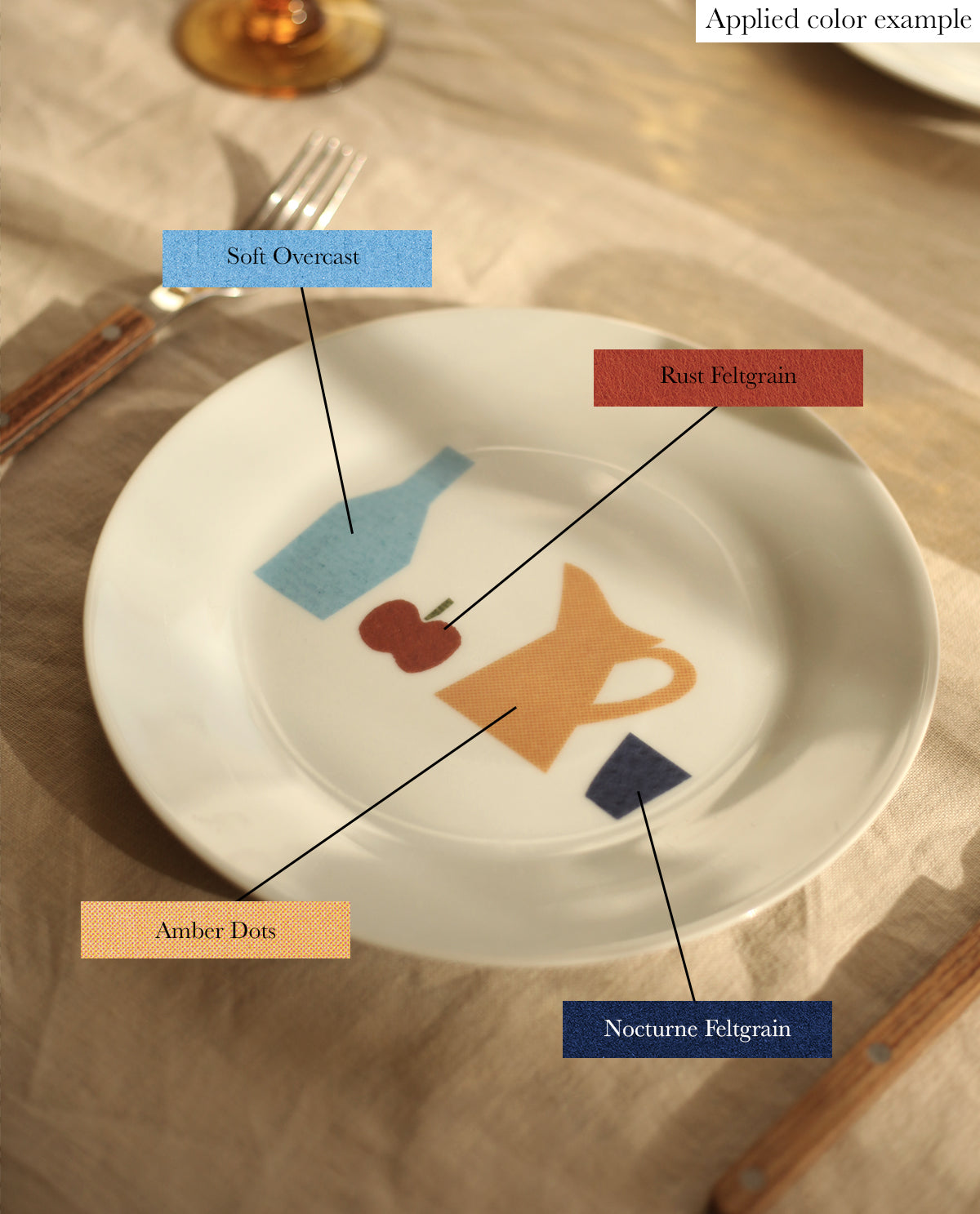 Sticker Céramique 'Mulberry Essence'