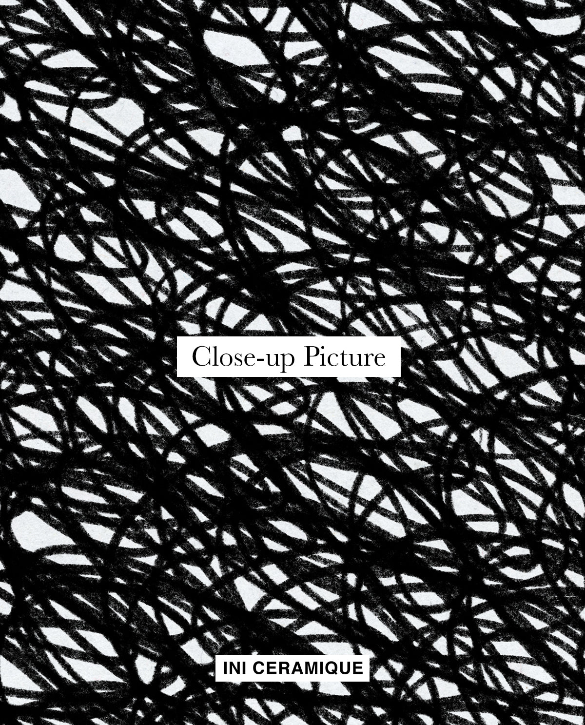 Sticker Céramique 'Midnight Circle Sketch'