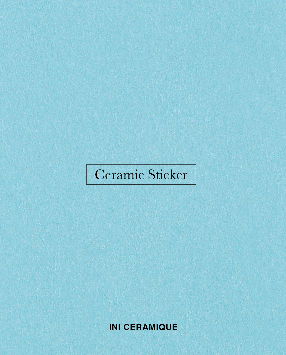 Sticker Céramique 'Lagoon Paper'