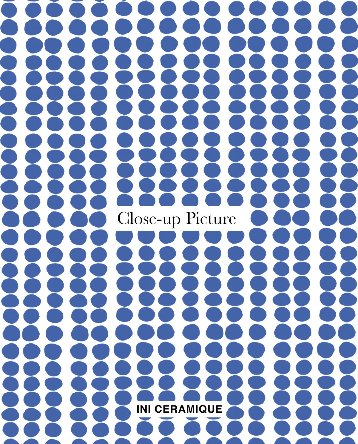 Sticker Céramique 'Azure Dots'