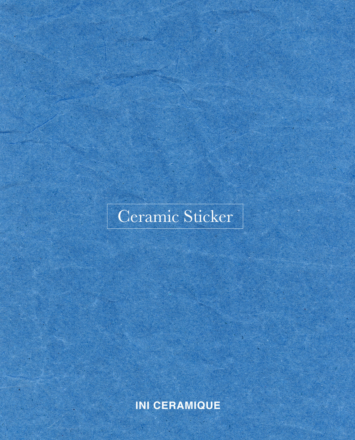 Sticker Céramique 'Deepwater Crease'