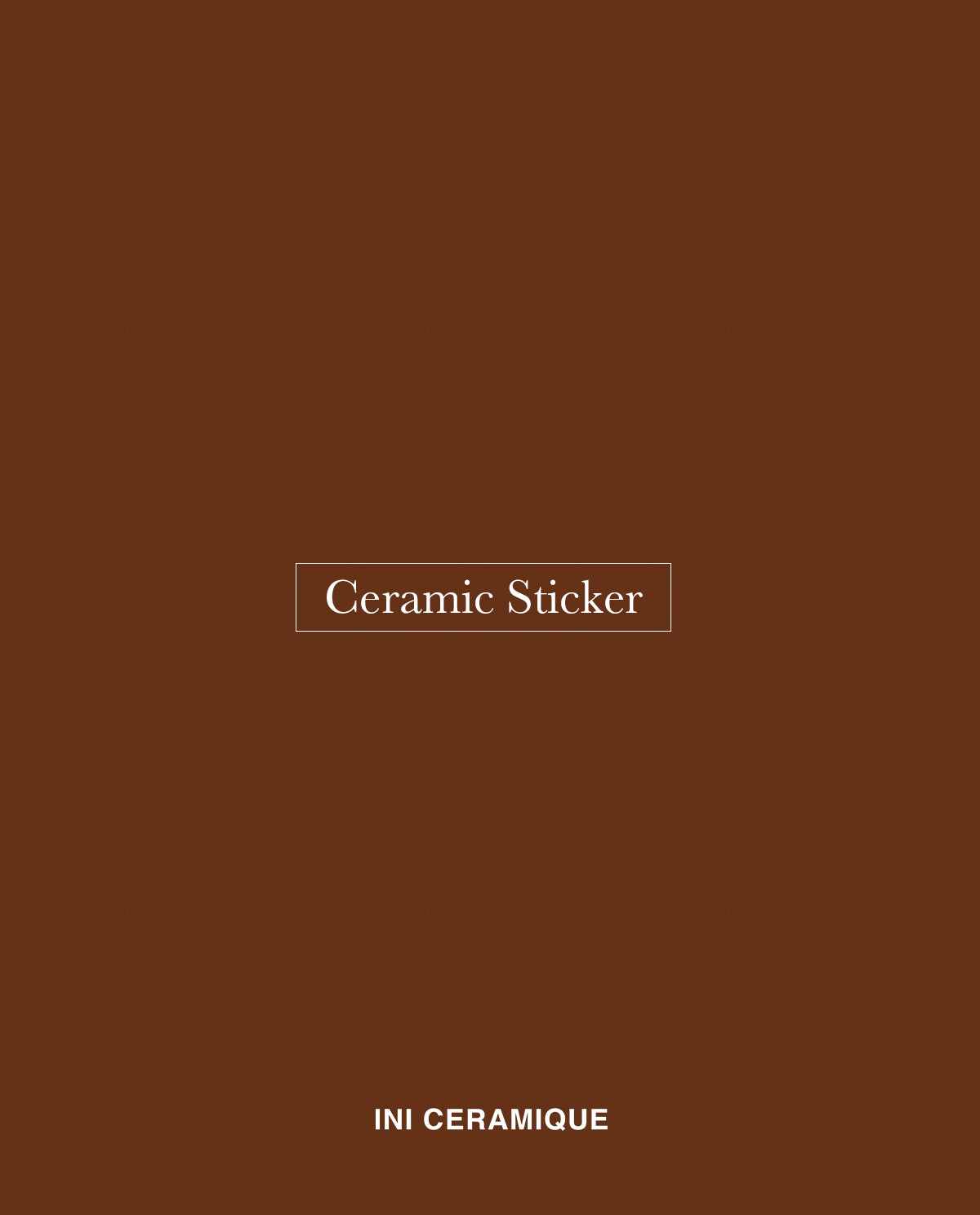 Sticker Céramique 'Terra Essence'