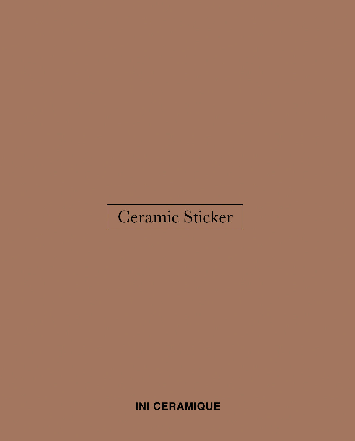 Sticker Céramique 'Desert Glow'