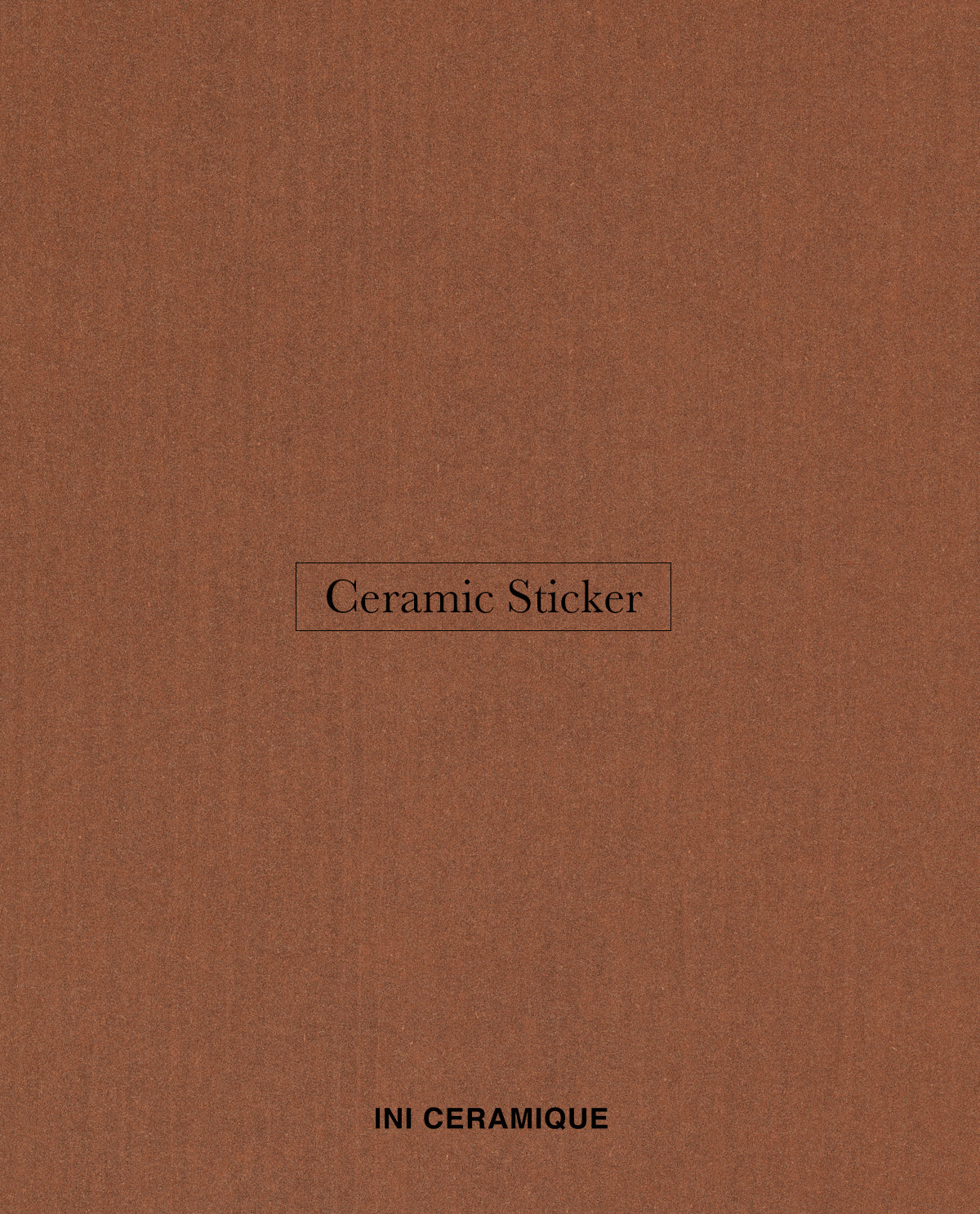 Sticker Céramique 'Earthen Papercast'