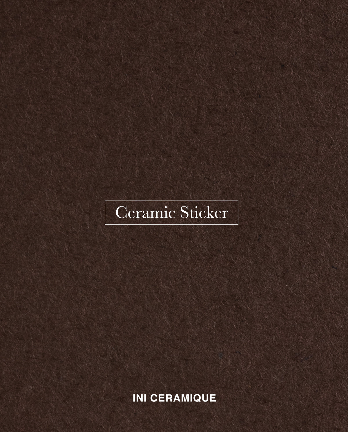 Sticker Céramique 'Mocha Feltgrain'