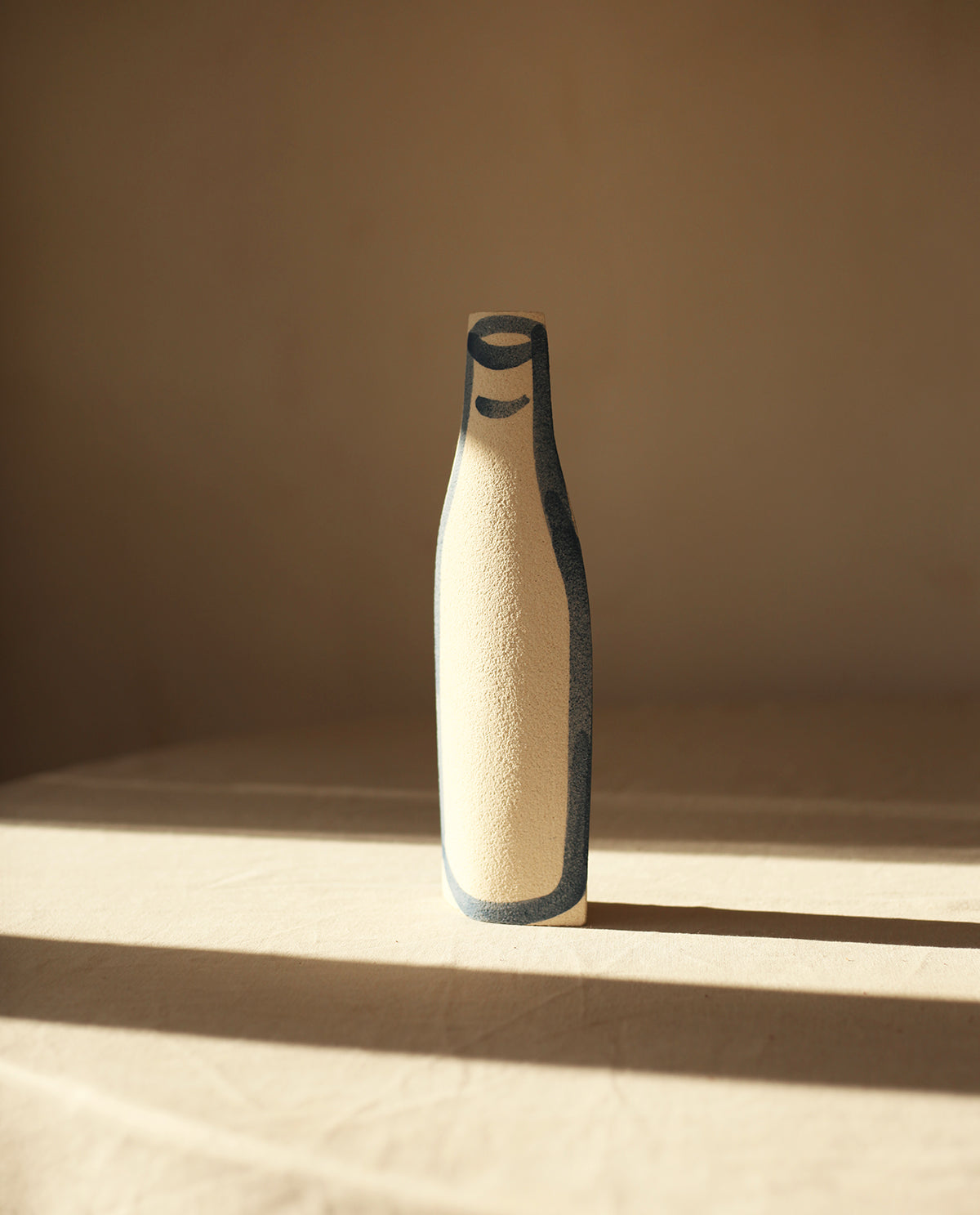 ‘Morandi Bouteille - Blue’ Ceramic Vase