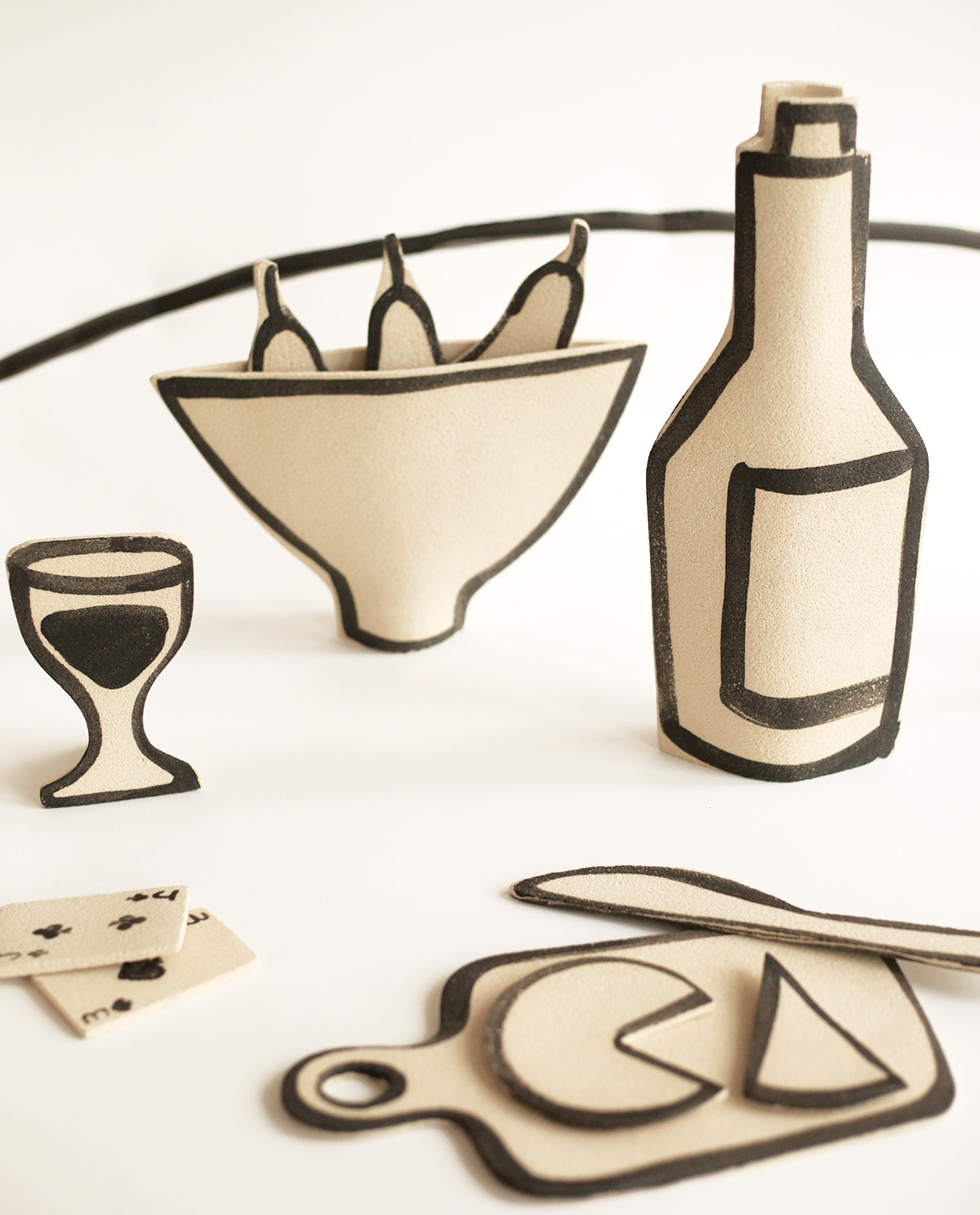 Vase En Céramique ‘Bouteille De Vin’
