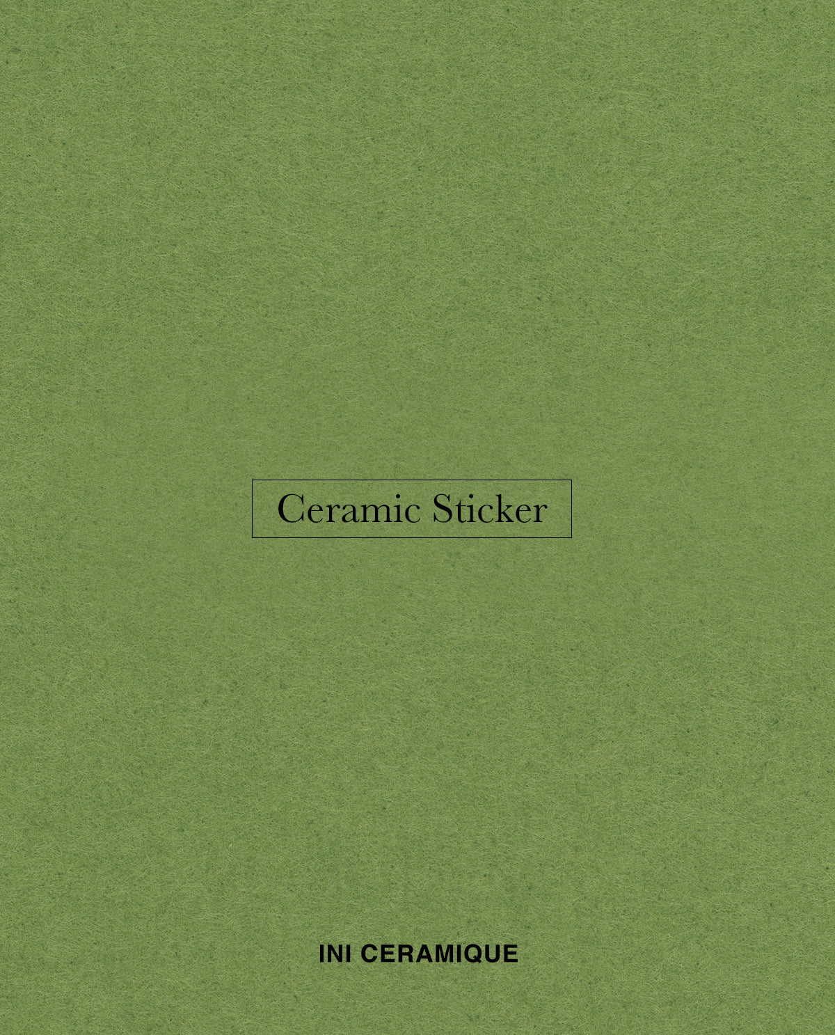 Sticker Céramique 'Linen Leaf'