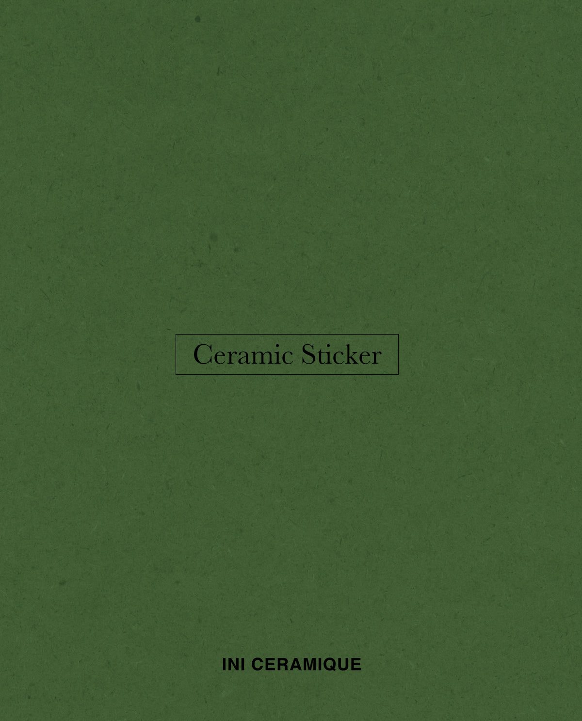 Sticker Céramique 'Olivewood Papercraft'