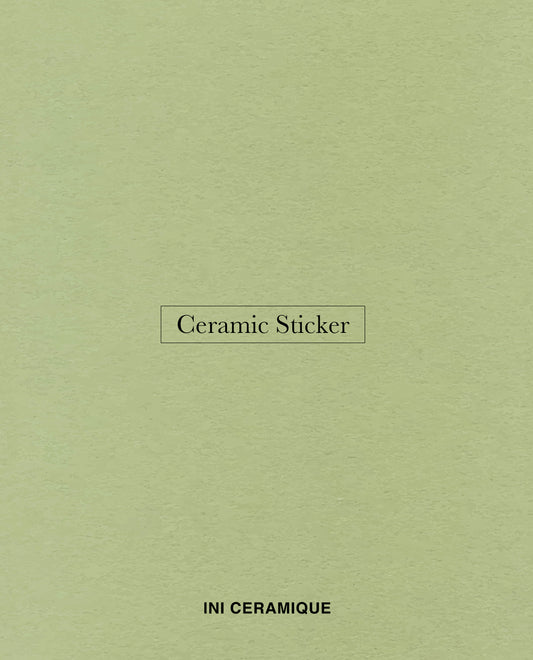 'Sage Paper' Ceramic Sticker