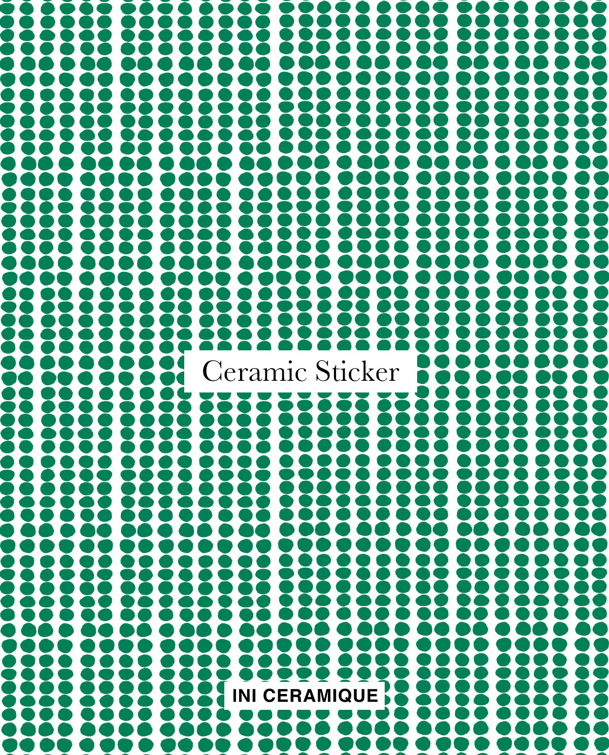 Sticker Céramique 'Botanic Dots'
