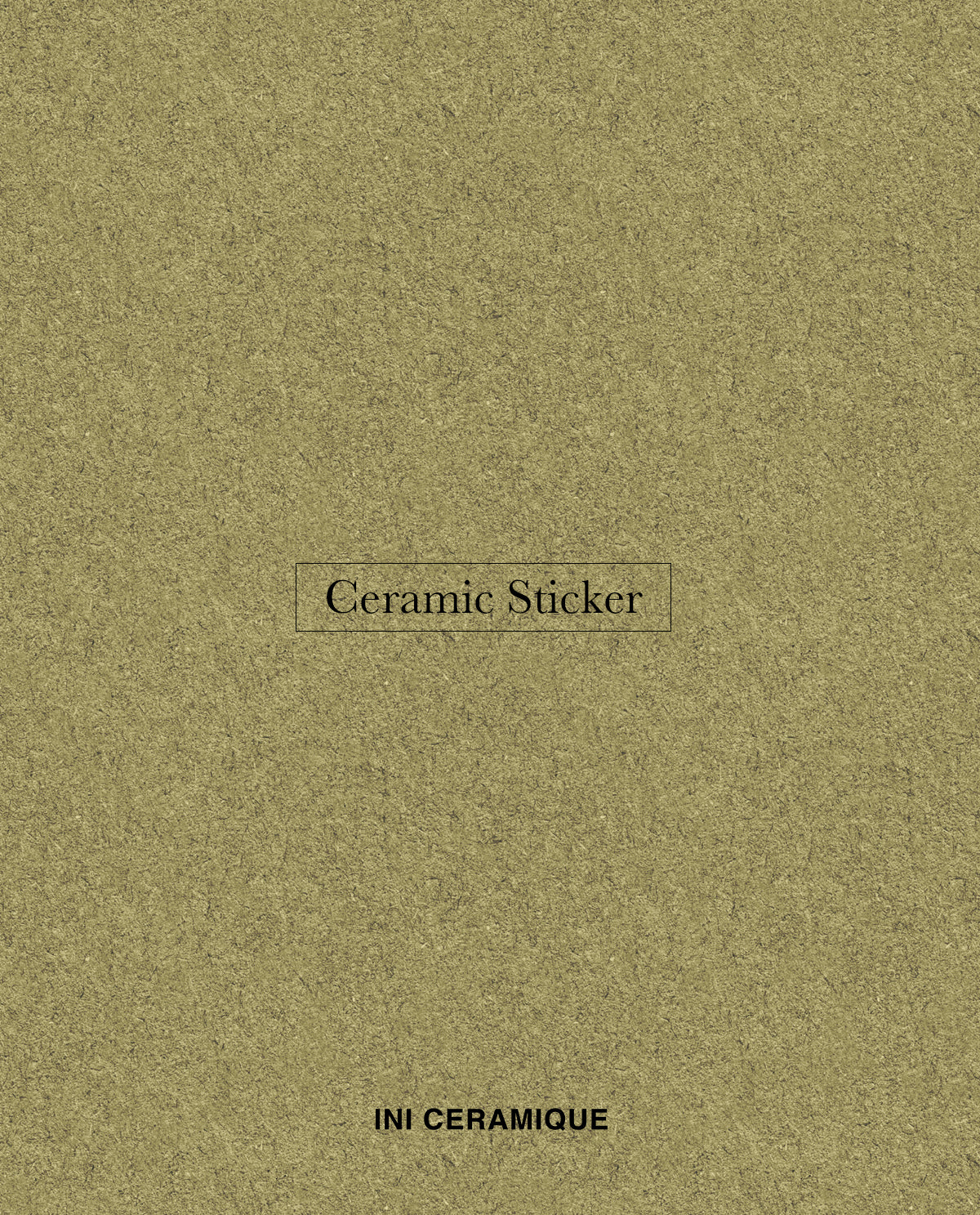Sticker Céramique 'Herbal Papergrain'