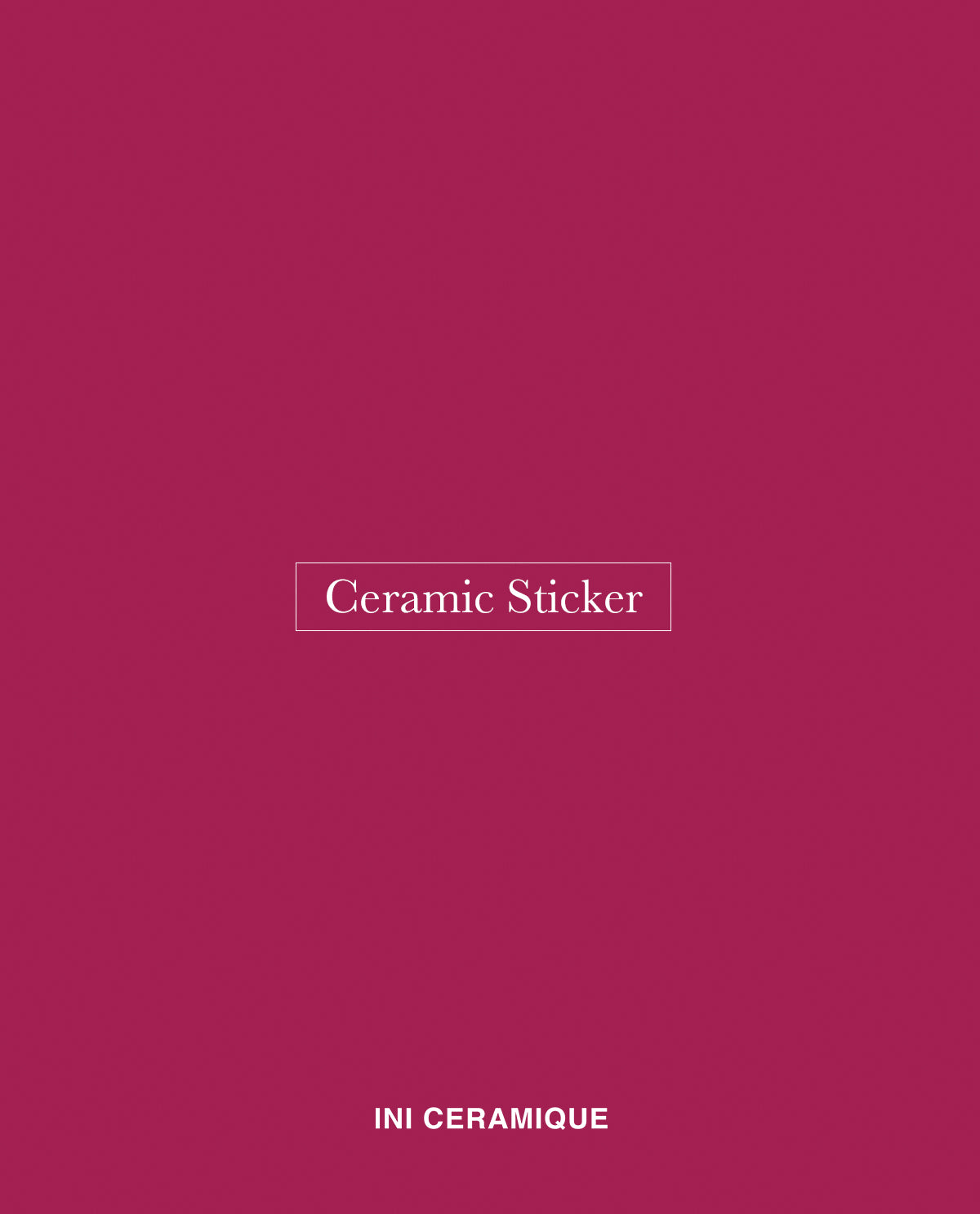 Sticker Céramique 'Mulberry Essence'