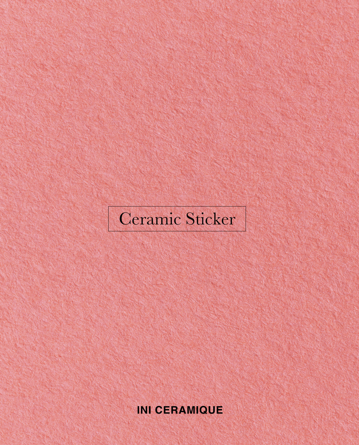 Sticker Céramique 'Blush Paper'