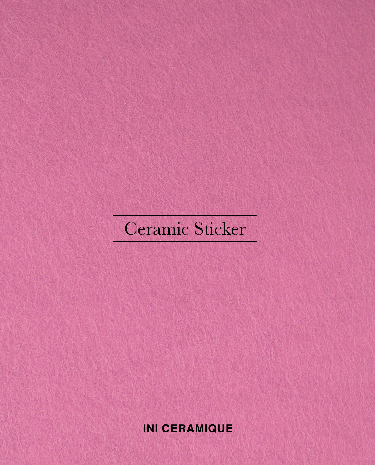 Sticker Céramique 'Rosewood Felt'