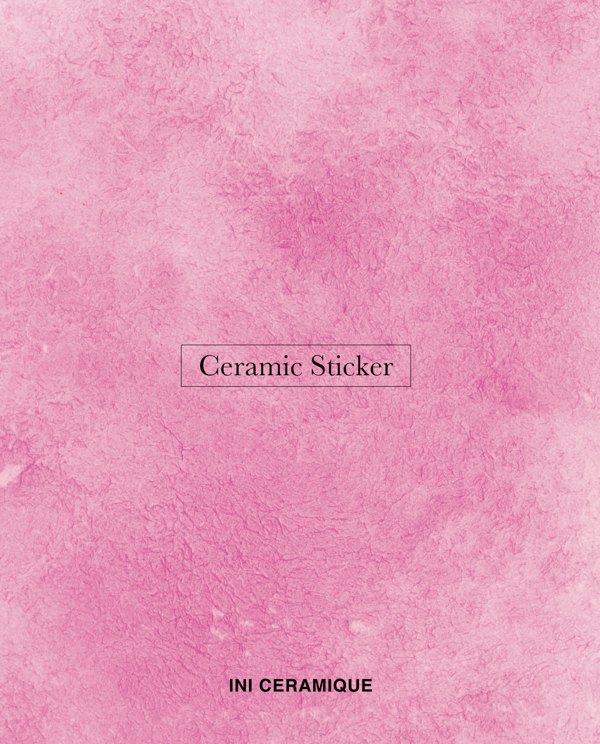 Sticker Céramique 'Petal Strokes'