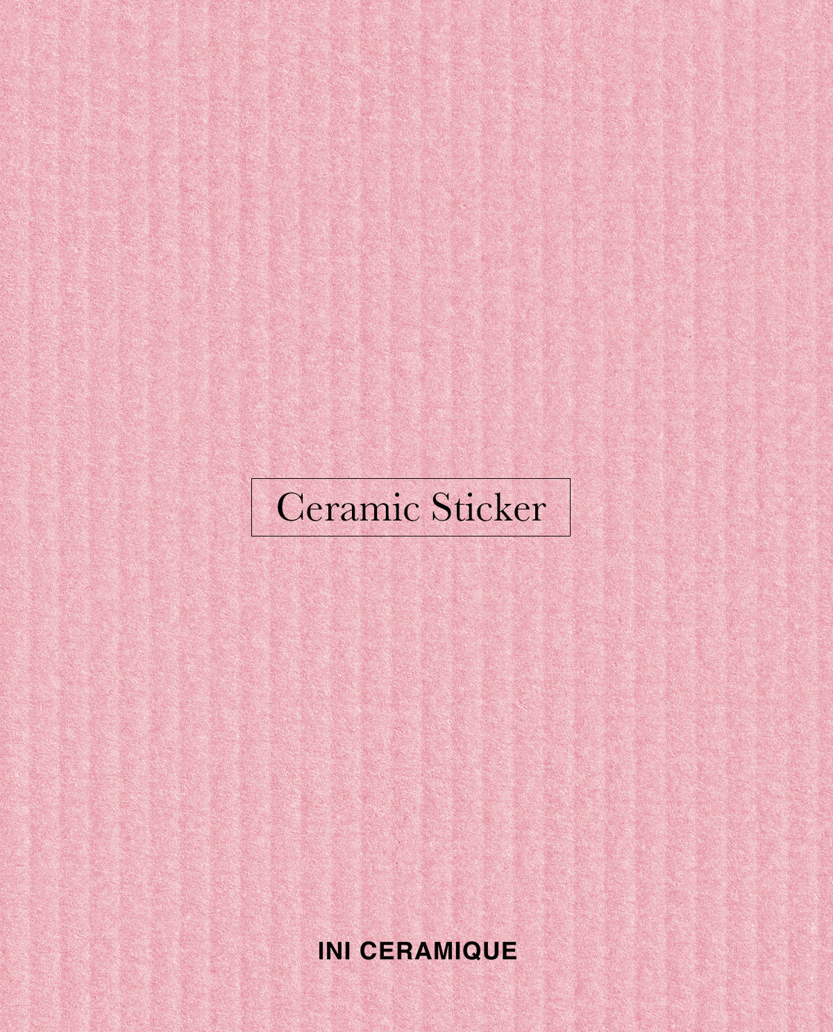 Sticker Céramique 'Rosy Cardboard'