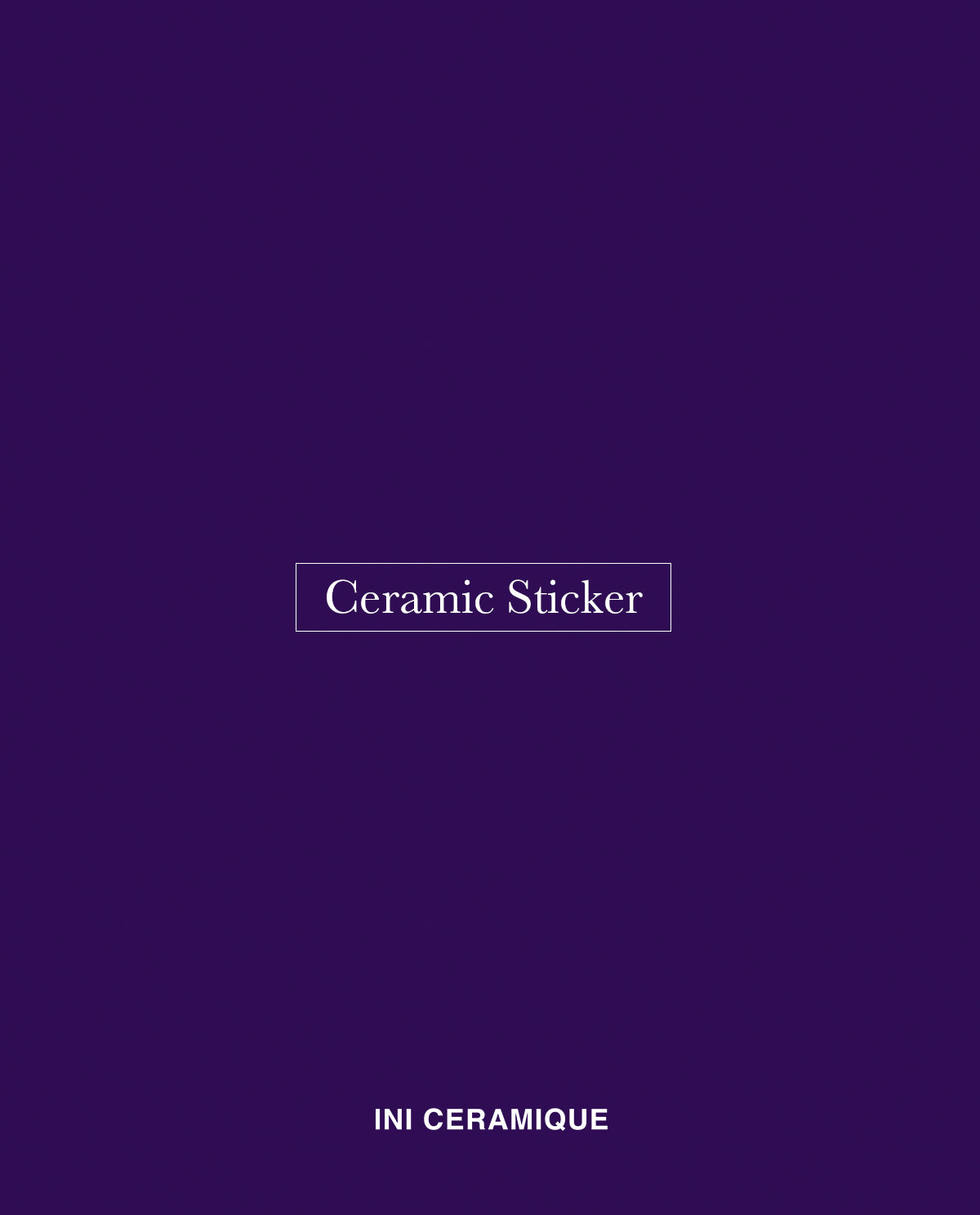 Sticker Céramique 'Regal Velvet'