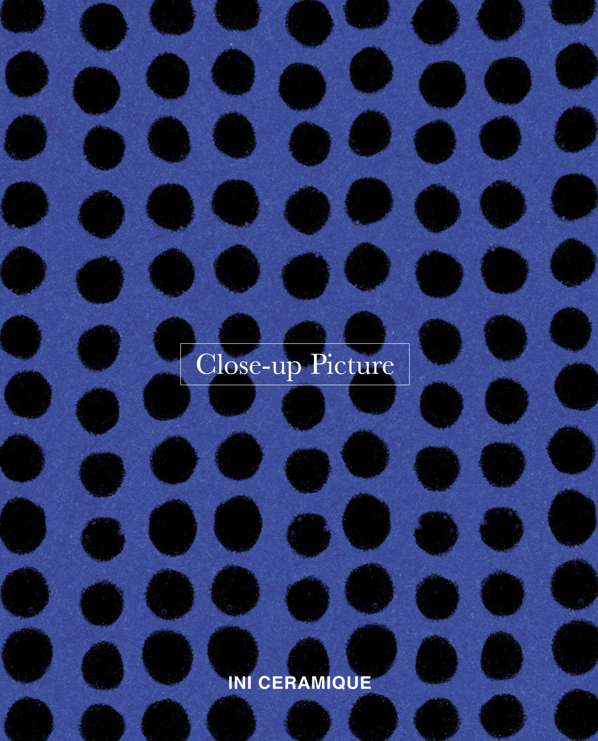 Sticker Céramique 'Indigo Dots'