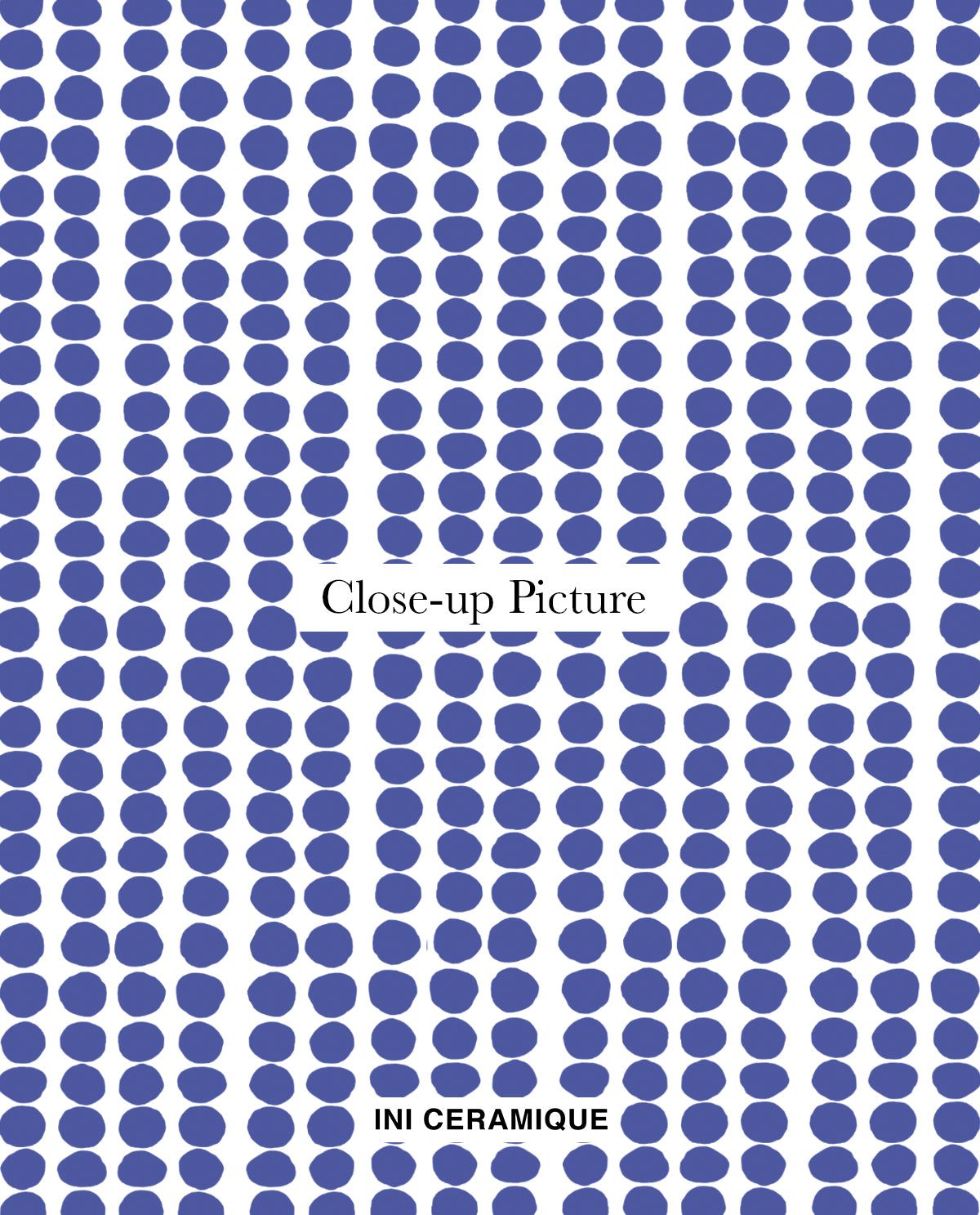 Sticker Céramique 'Lavender Dots'