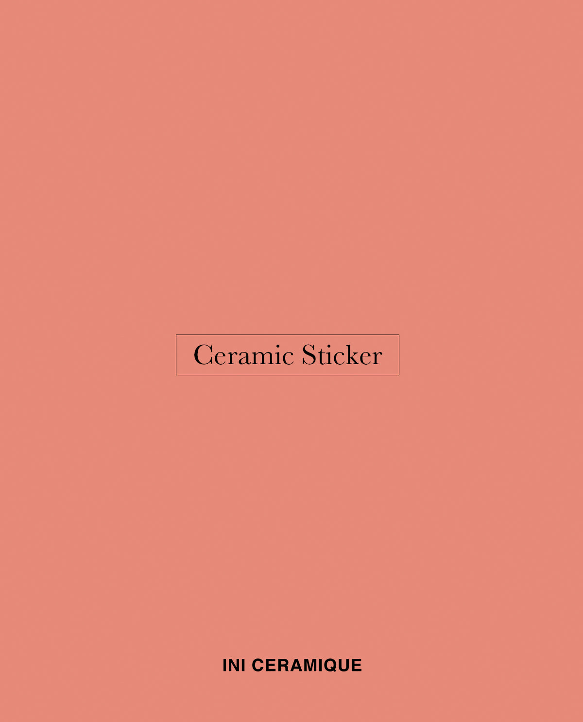 Sticker Céramique 'Desert Blush'