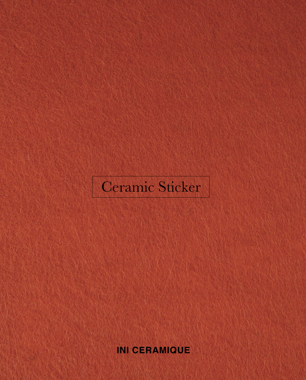 Sticker Céramique 'Rust Feltgrain'