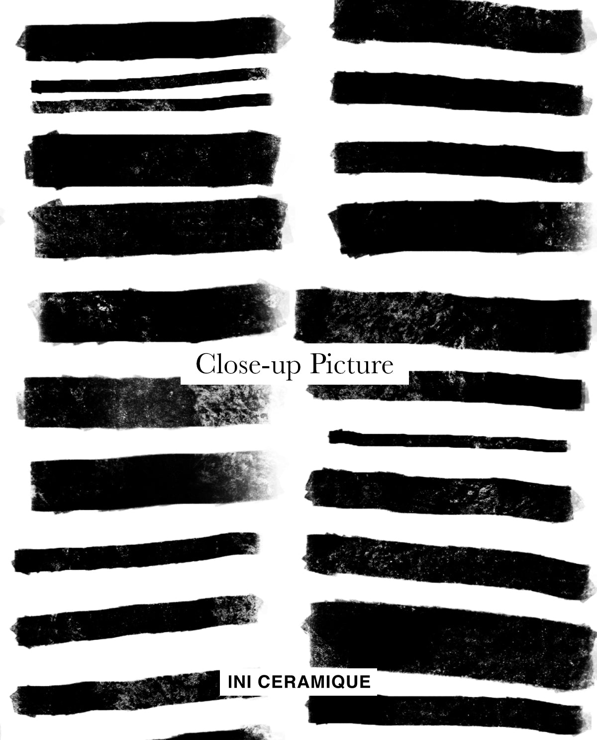 Sticker Céramique 'Brushstroke Shadow'