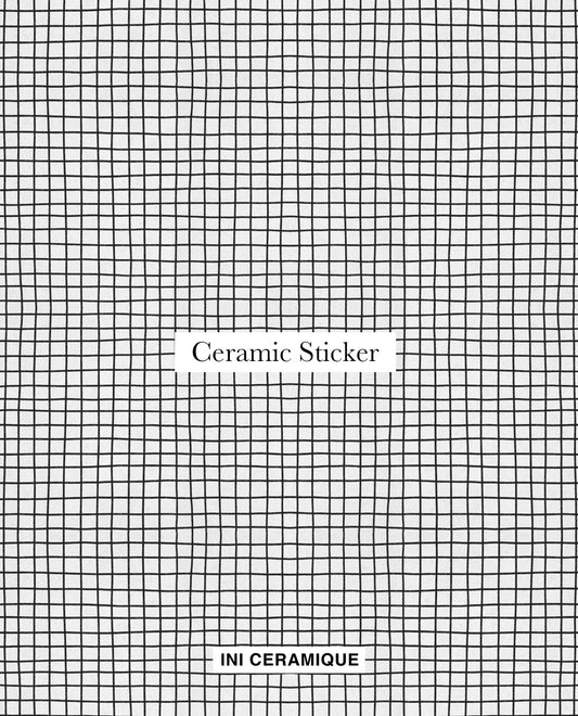 'Ink Check' Ceramic Sticker