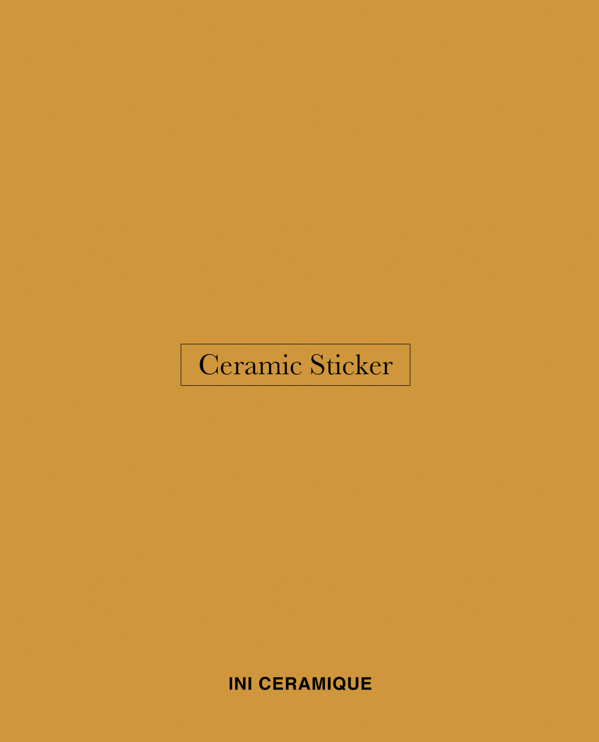 Sticker Céramique 'Amber Harvest'