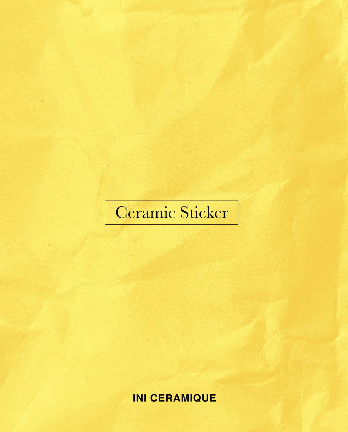 Sticker Céramique 'Sunbeam Wrinkle'