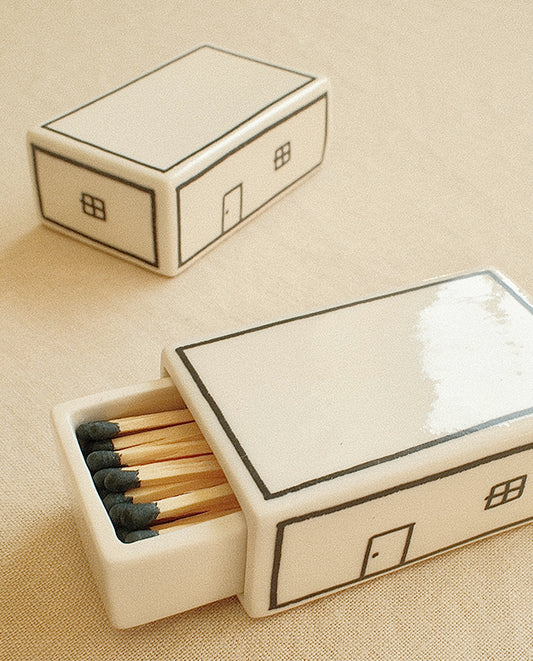 ‘Maison’ Ceramic Matchbox