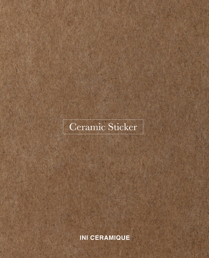 'Natural Papertone' Ceramic Sticker