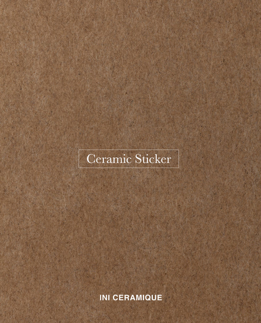 'Natural Papertone' Ceramic Sticker