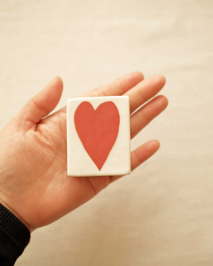 'Mini Big Heart’ Ceramic Matchbox