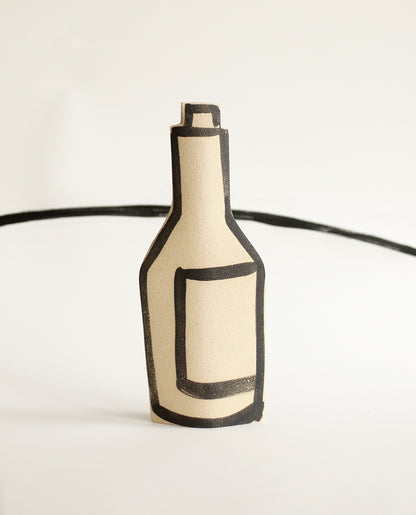 ‘Wine Bottle’ Ceramic Vase