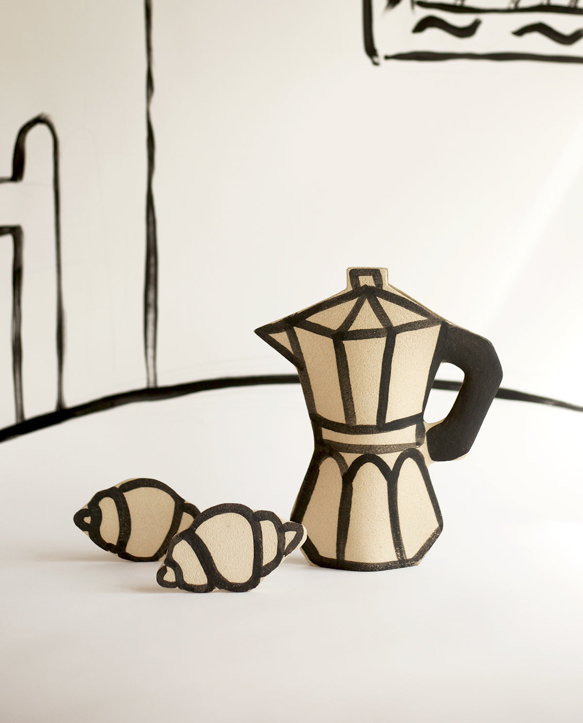 Vase En Céramique ‘Cafetière’