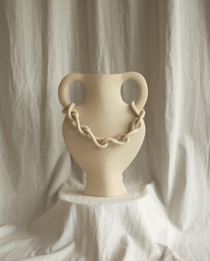 ‘Chain' Ceramic Vase