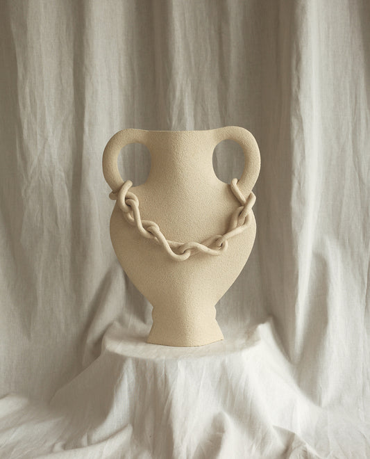 Vase En Céramique 'Chain'