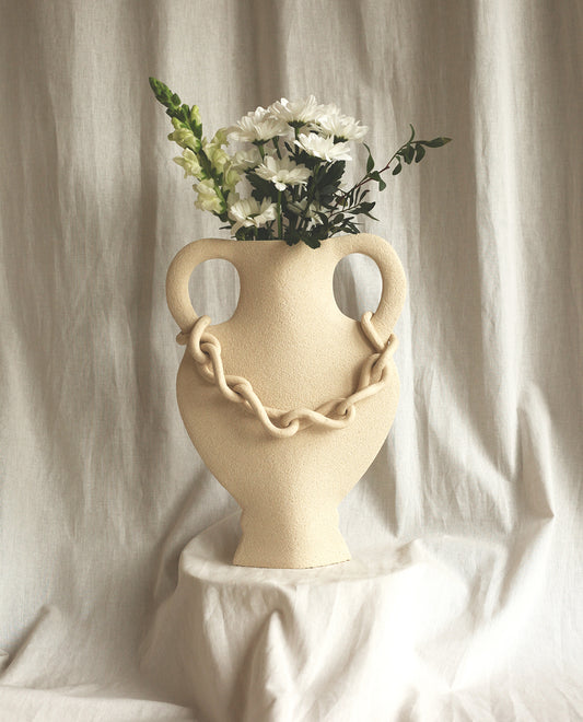 Vase En Céramique 'Chain'
