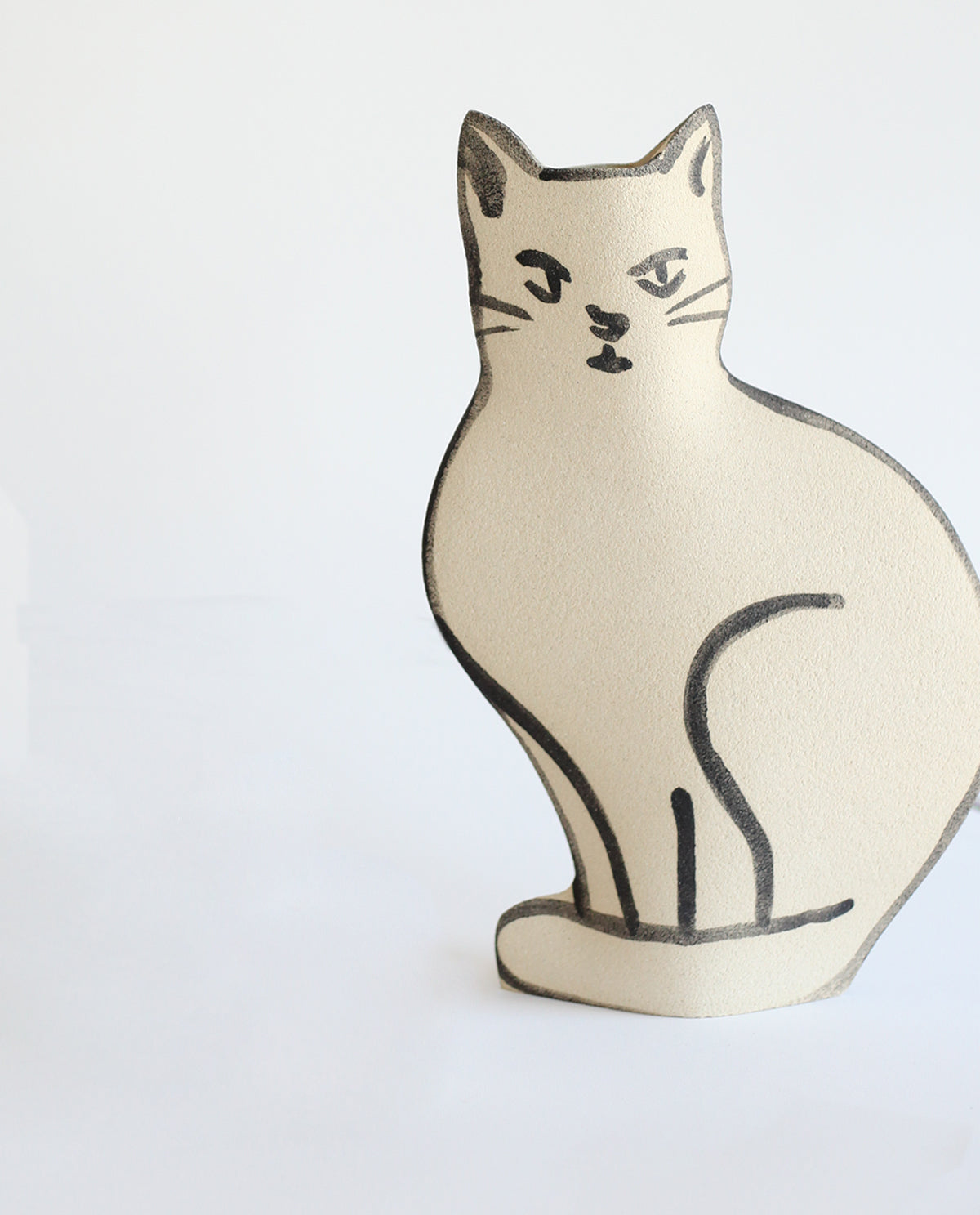 ‘Cat’ Ceramic Vase