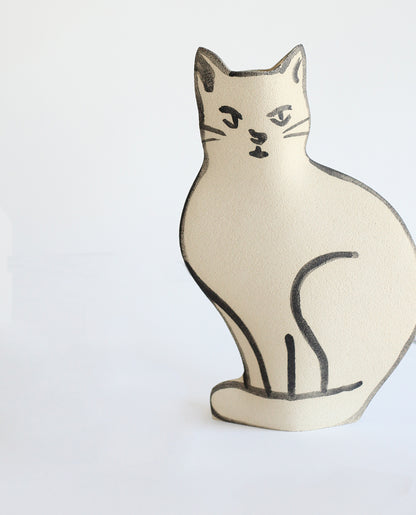 Vase En Céramique ‘Chat'