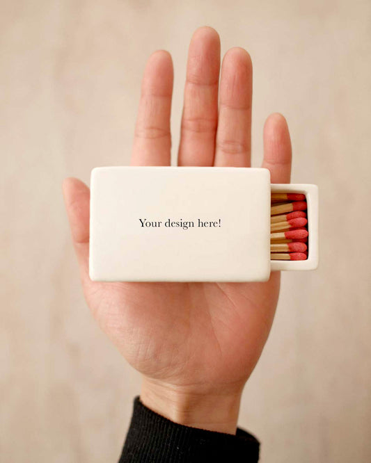 'Large Custom Matchbox' – Send Your Design by Email