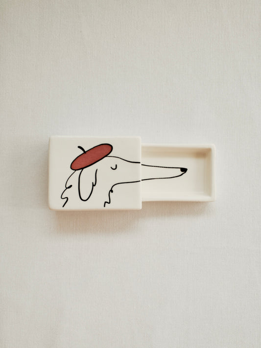 'Let Me Do It For You' Mini Ceramic Matchbox