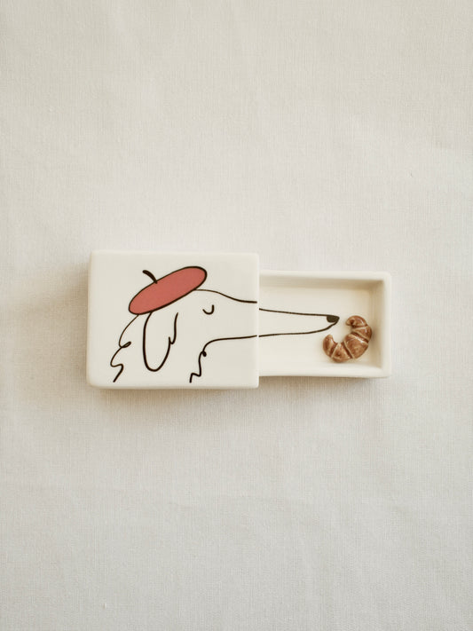 'Let Me Do It For You' Mini Ceramic Matchbox