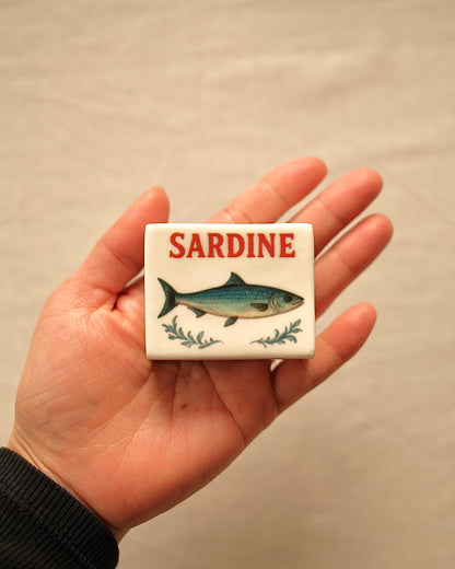 'Mini Sardine’ Ceramic Matchbox