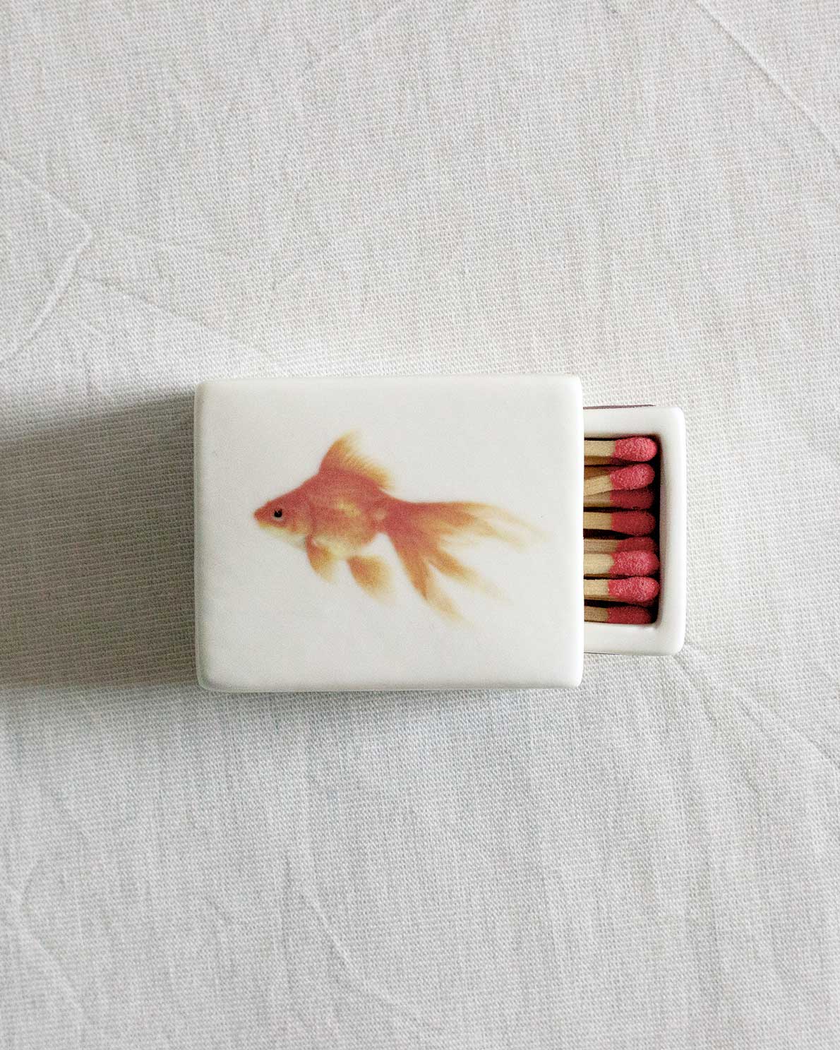 'Mini Fish’ Ceramic Matchbox