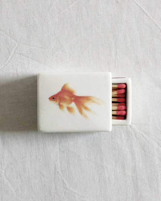 'Mini Fish’ Ceramic Matchbox