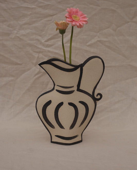 ‘Greek Pitcher N°3’ Ceramic Vase