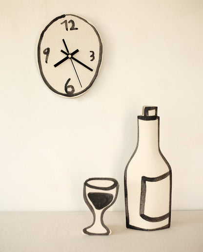 ‘Irregular Horloge’ Ceramic Clock